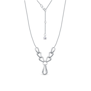 Колье Серебро родированное с0704526