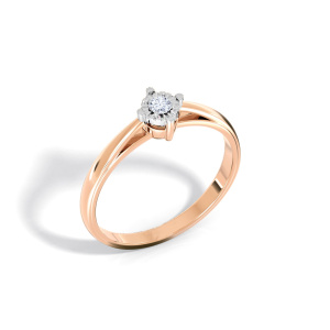 Кольцо Золото красное 1016-0100-0027