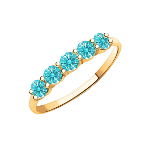 Кольцо Золото красное 10728sw6