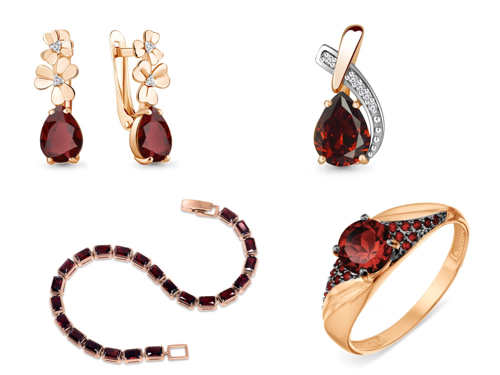 Ювелирные украшения с гранатом: символика и особенности