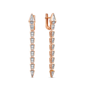 Серьги Золото красное 120361