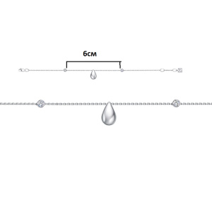 Браслет Серебро родированное с7702949