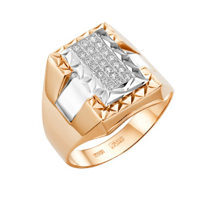 Кольцо Золото красное 51-0006