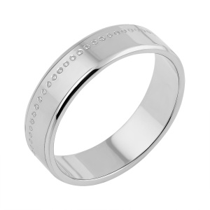 Кольцо обручальное Серебро родированное 14-2022-23-00