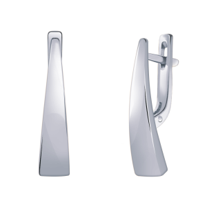 Серьги Серебро родированное 21005-925