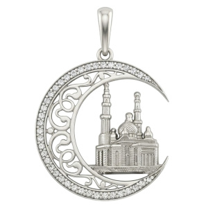 Подвеска Серебро родированное 9R027278л