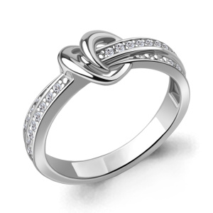 Кольцо Серебро родированное 67748А.5