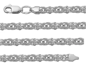 Цепь Серебро родированное БГВР70