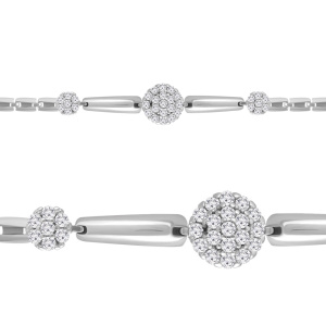 Браслет Серебро родированное 74353А.5