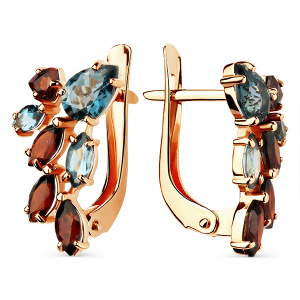 Серьги Золото красное 198001G454