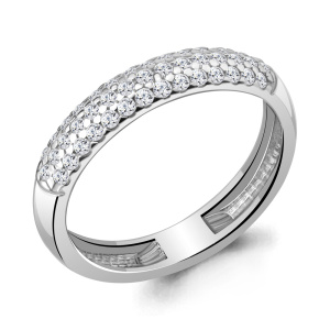 Кольцо Серебро родированное 61677А.5