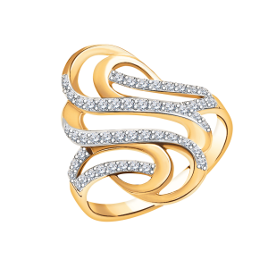 Кольцо Золото красное 10122