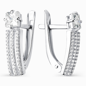 Серьги Серебро родированное 320701G515л