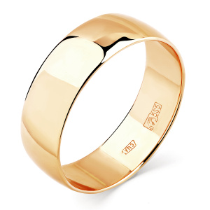 Кольцо обручальное Золото красное 1400008193