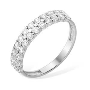 Кольцо Серебро родированное 1010015254-501