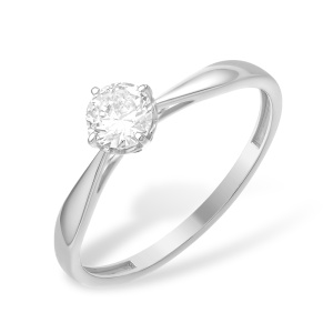 Кольцо Серебро родированное 10100111604-501