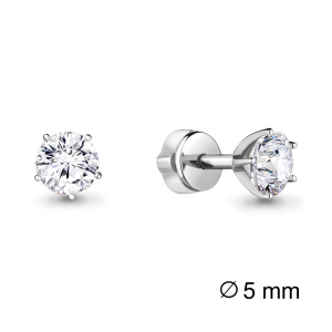 Серьги Серебро родированное 436441.5