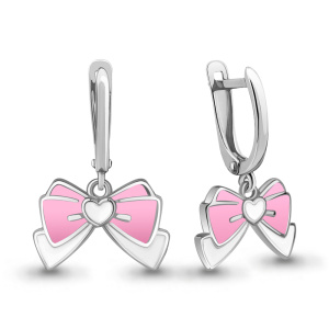 Серьги Серебро родированное 34484.5