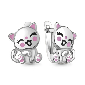 Серьги Серебро родированное 34935.5