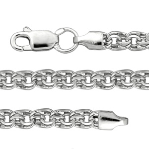 Цепь Серебро родированное БГР60