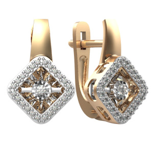 Серьги Золото красное С4052-120