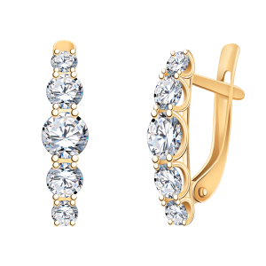 Серьги Золото красное 21351