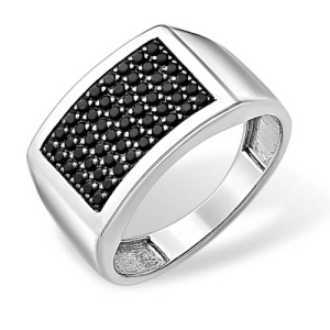 Кольцо Серебро родированное 1110067922-501