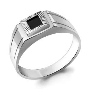 Кольцо Серебро родированное 60627.5