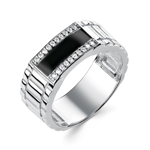 Кольцо Серебро родированное 3647005113л