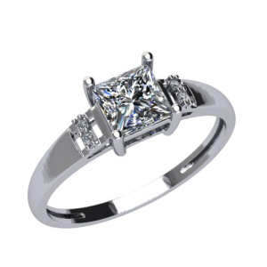 Кольцо Серебро родированное S1180821010