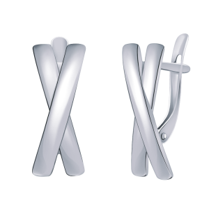 Серьги Серебро родированное 21167-925