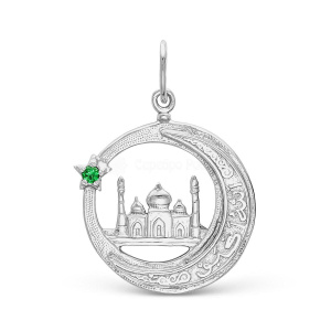 Подвеска Серебро родированное 13-021Р