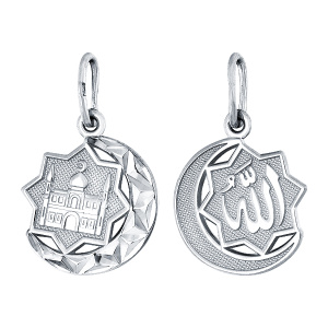 Подвеска Серебро родированное 3407335448