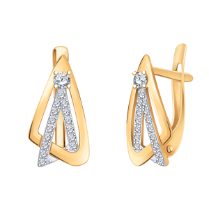 Серьги Золото красное 22056