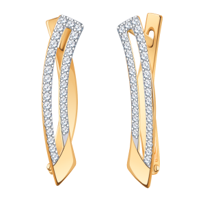 Серьги Золото красное 20120