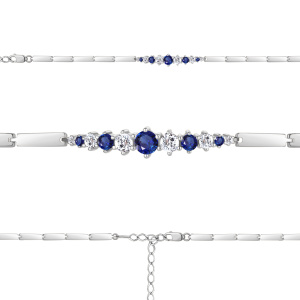 Браслет Серебро родированное 74670АБ.5