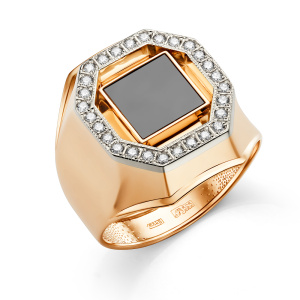 Кольцо Золото красное 41-0109