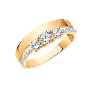 Кольцо Золото красное 10615