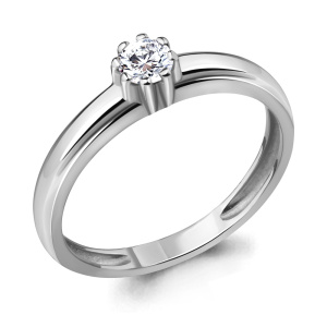 Кольцо Серебро родированное 63260,5