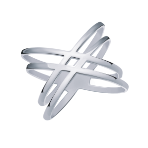 Кольцо Серебро родированное 10880-925