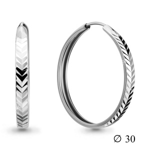 Серьги Серебро родированное 32070