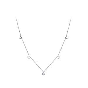 Колье Серебро родированное с0703597