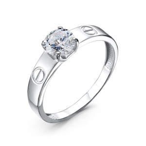 Кольцо Серебро родированное с1104569