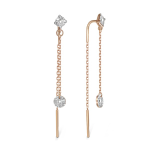 Серьги Золото красное 097922_12_01_001_0001