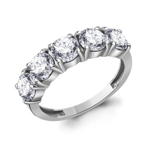 Кольцо Серебро родированное 650173.5