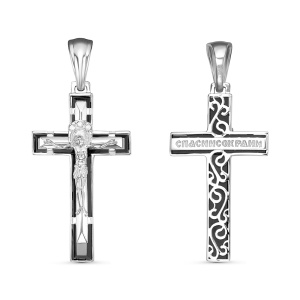 Подвеска Серебро родированное с080131