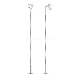 Серьги Серебро родированное 111019_001