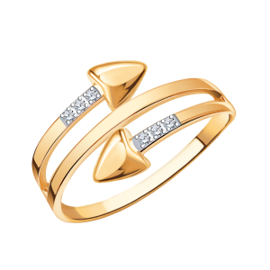 Кольцо Золото красное 10935