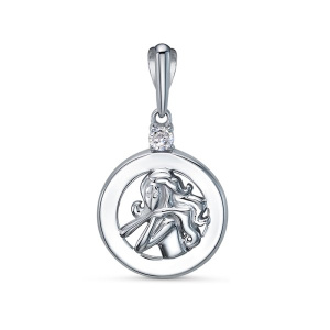 Подвеска Серебро родированное С034028