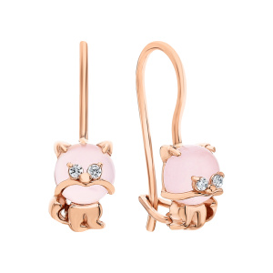 Серьги Золото красное 13-00-000R-26025